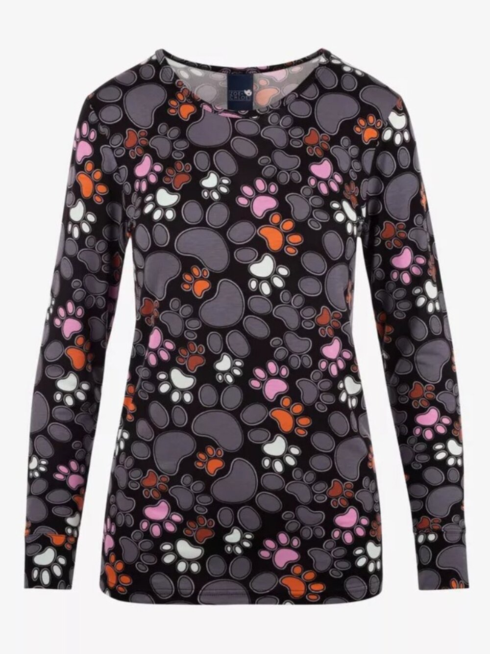 Zoe+Chloe Silky Print Tee